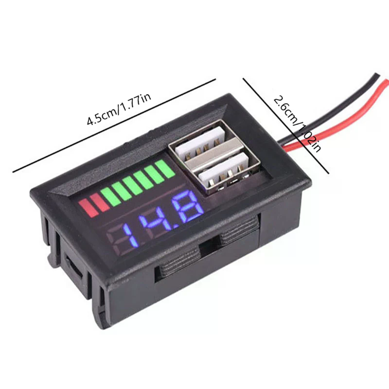 12V Battery Voltage And Power  - Battery Monitor Coulometer 리뷰 및 가격