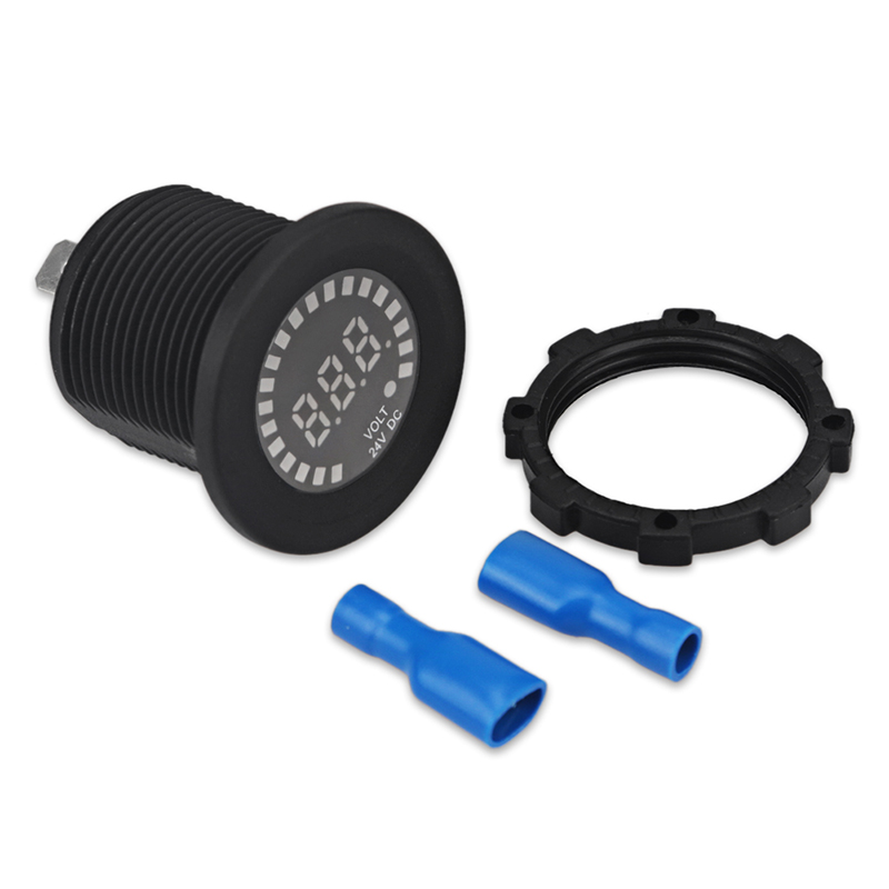 24V 12V DC Voltmeter Color LED - Battery Monitor Coulometer 리뷰 및 가격