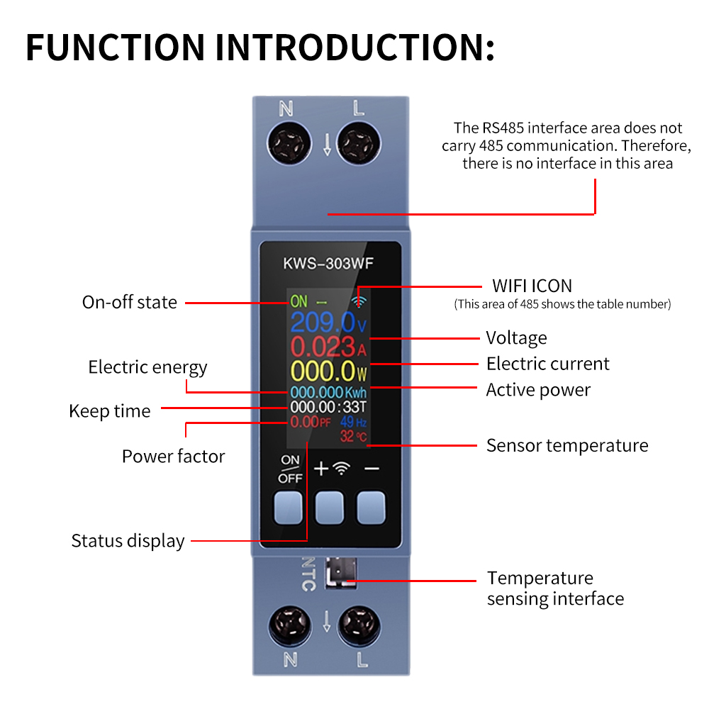 KWS-303 Tuya WiFi Power Meter  - Battery Monitor Coulometer 리뷰 및 가격