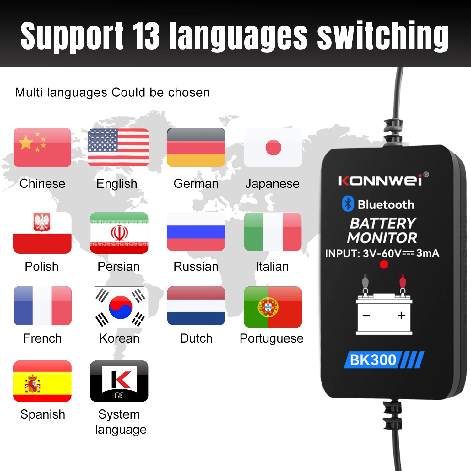 KONNWEI BK300 Lead Acid Starti - Battery Monitor Coulometer 리뷰 및 가격