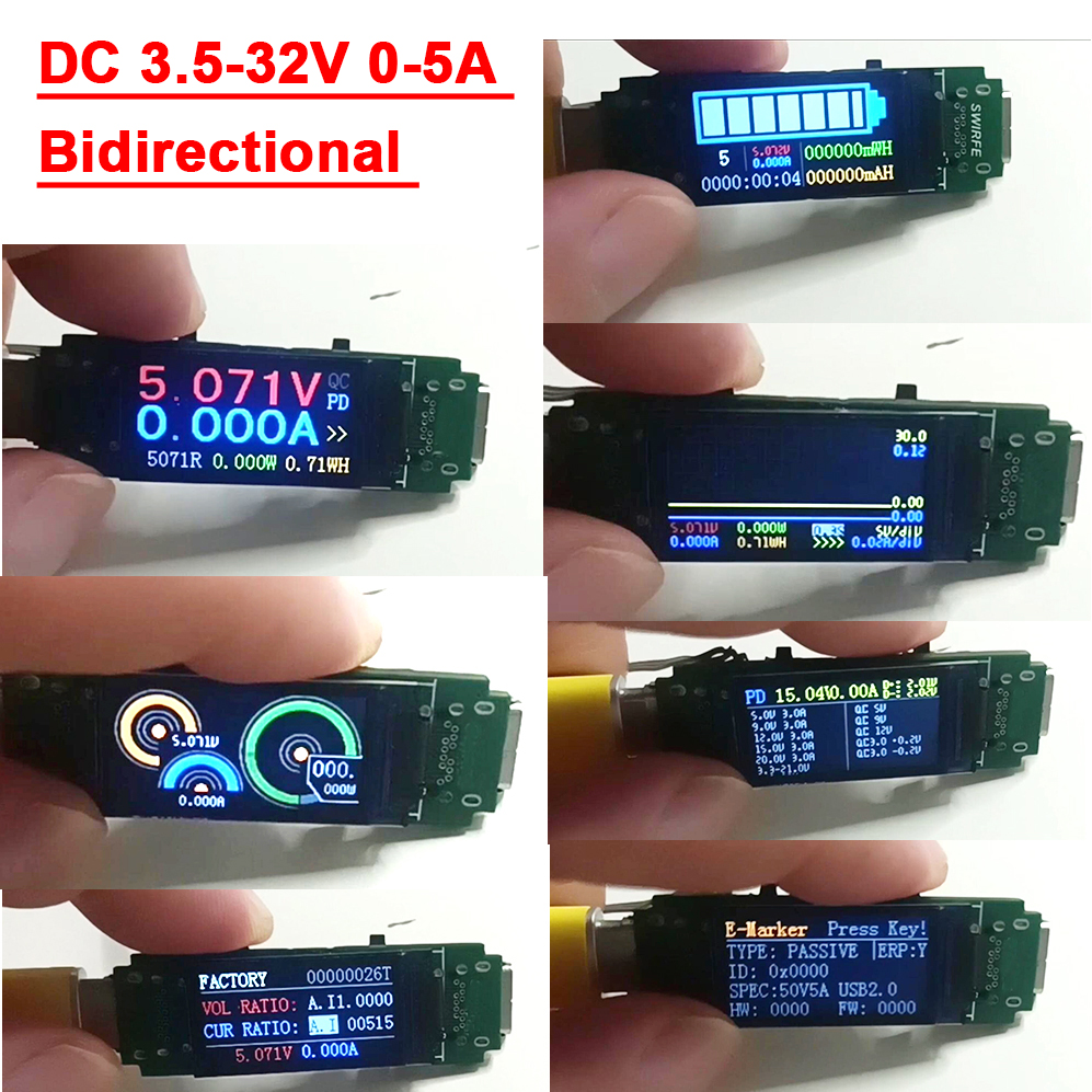 Bidirectional Type-c USB Teste - Battery Monitor Coulometer 리뷰 및 가격
