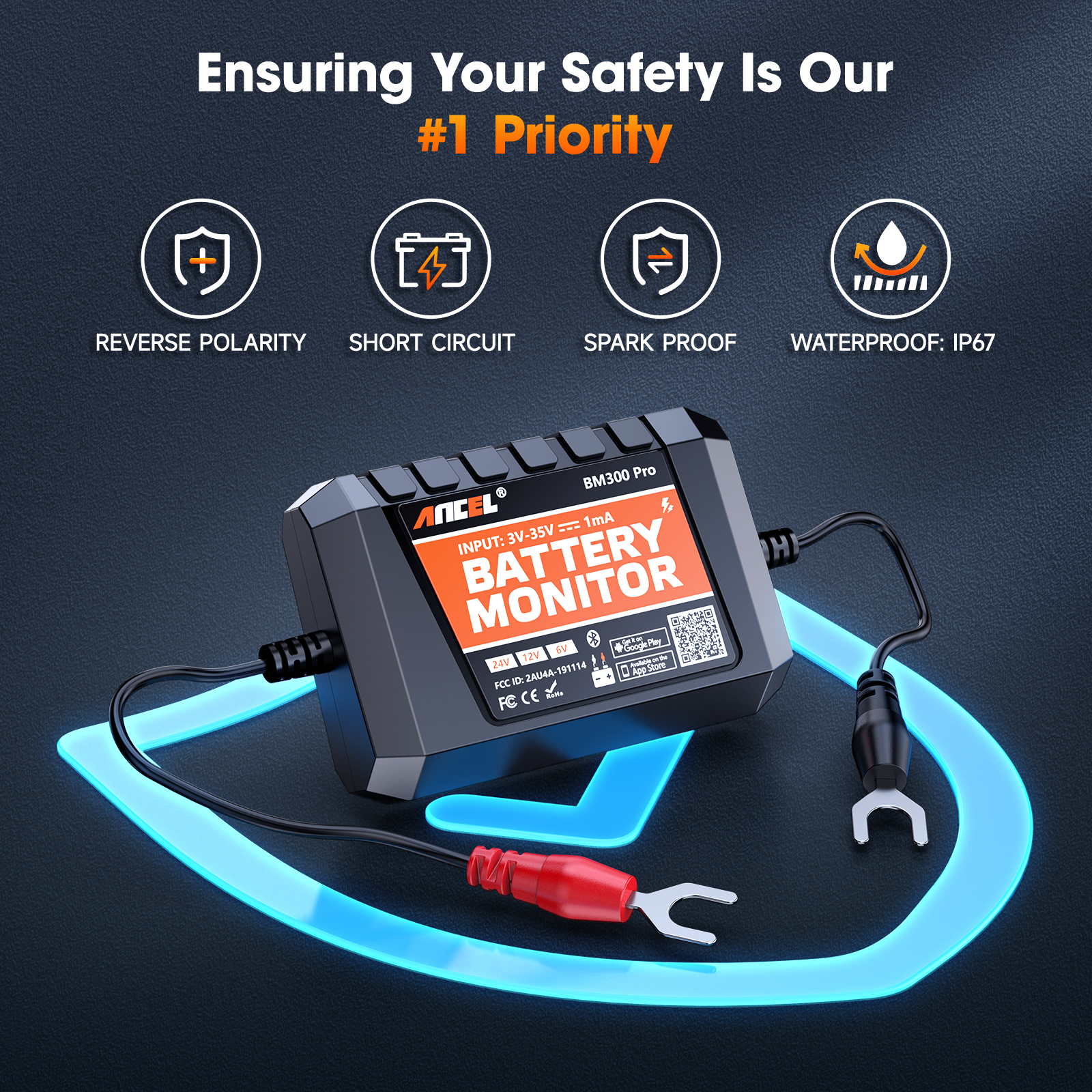 ANCEL BM300 Pro Battery  Teste - Battery Monitor Coulometer 리뷰 및 가격
